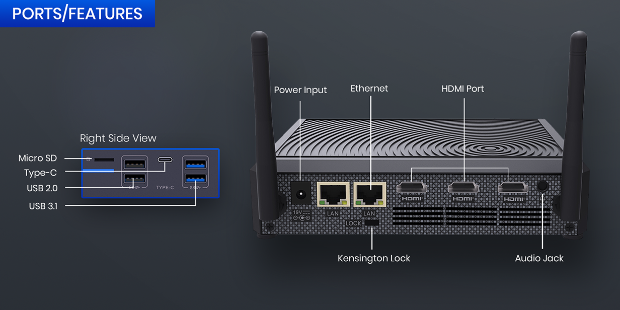 Azulle Elite Mini PC-Additional Informatio